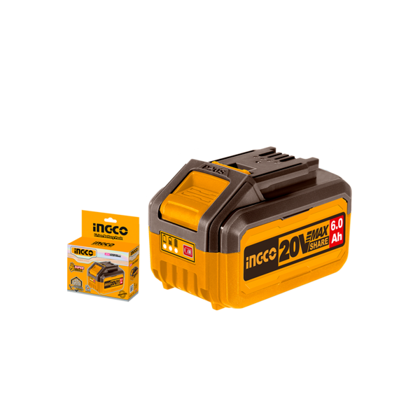 Ingco 20V 6.0Ah Lithium-Ion Battery – Compatible with P20S Tools