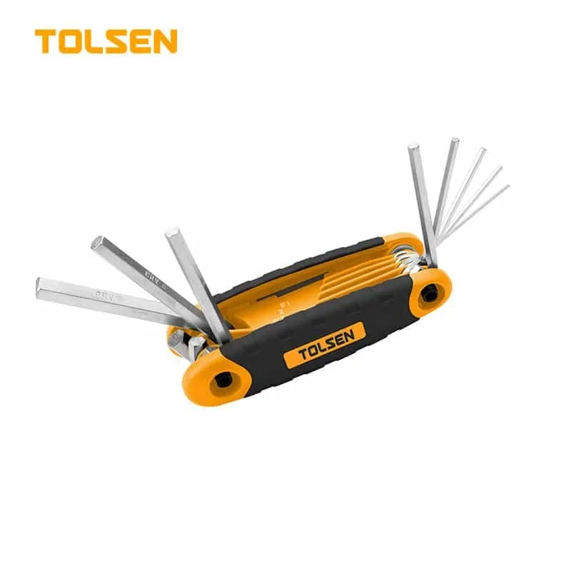 ALLEN KEY 8pcs FOLDING TOL20069 TOLSEN
