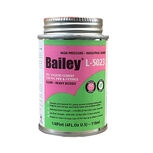PVC Weld 118ml Bailey