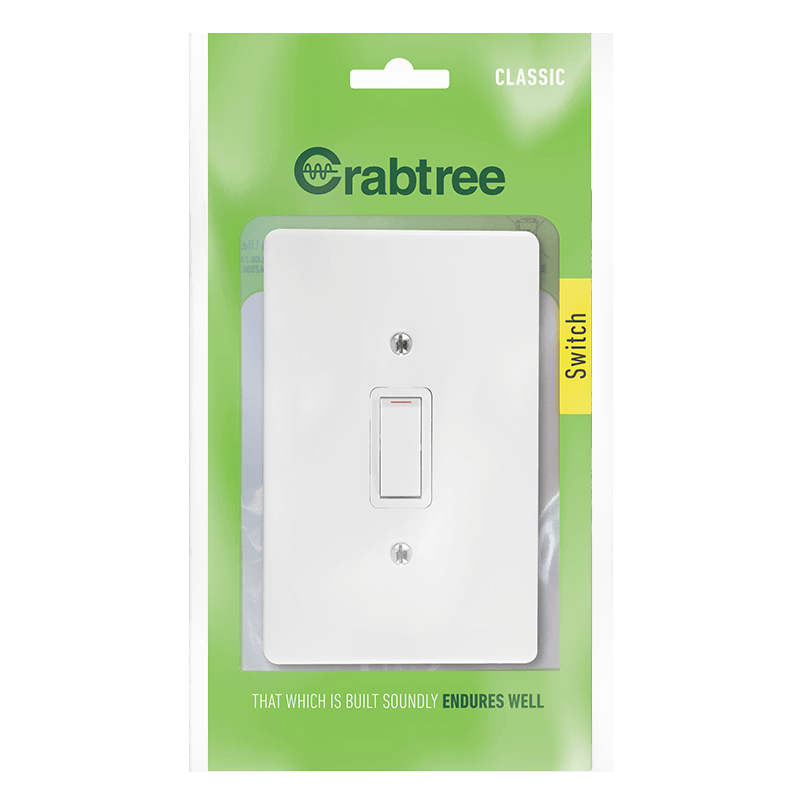 Switch 1L 1Way Crabtree