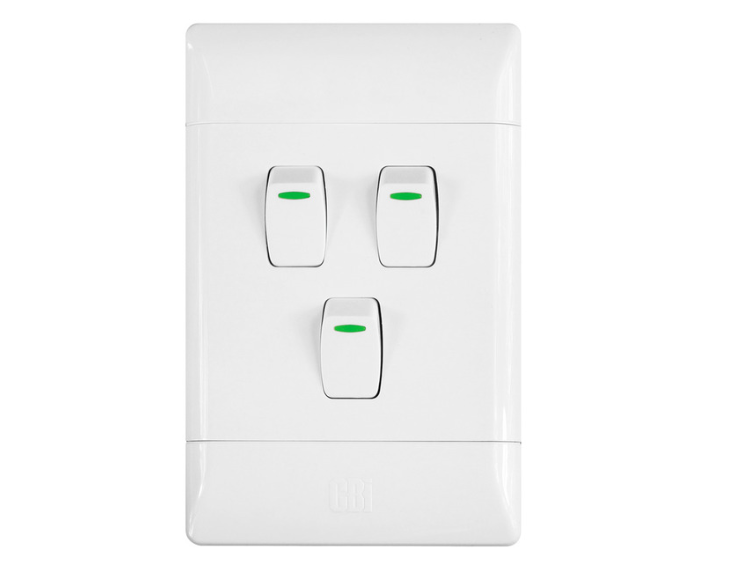 Switch 3L 1w 2x4 CBI