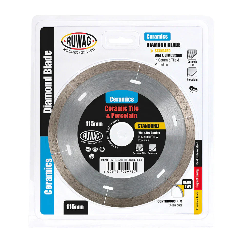 Ruwag Diamond Blade Industrial Tile 115mm