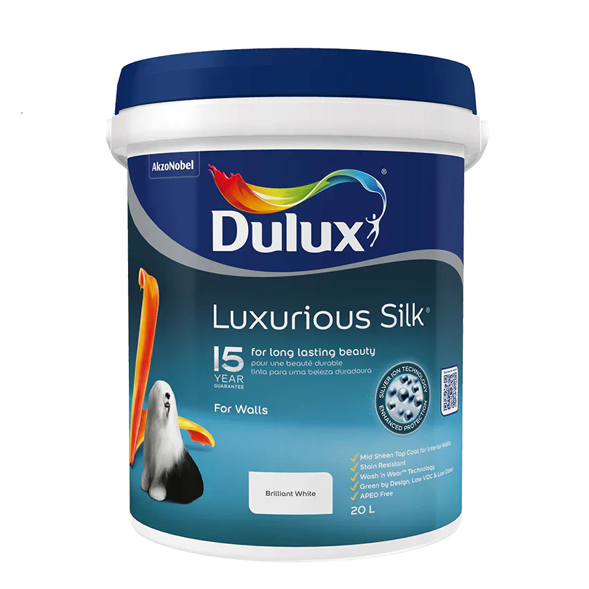 DULUX LUXURIOUS SILK WHITE 20L