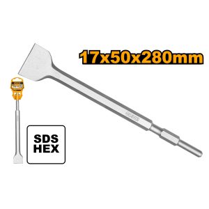 INGCO SDS Hex Flat Chisel 17x50x280mm