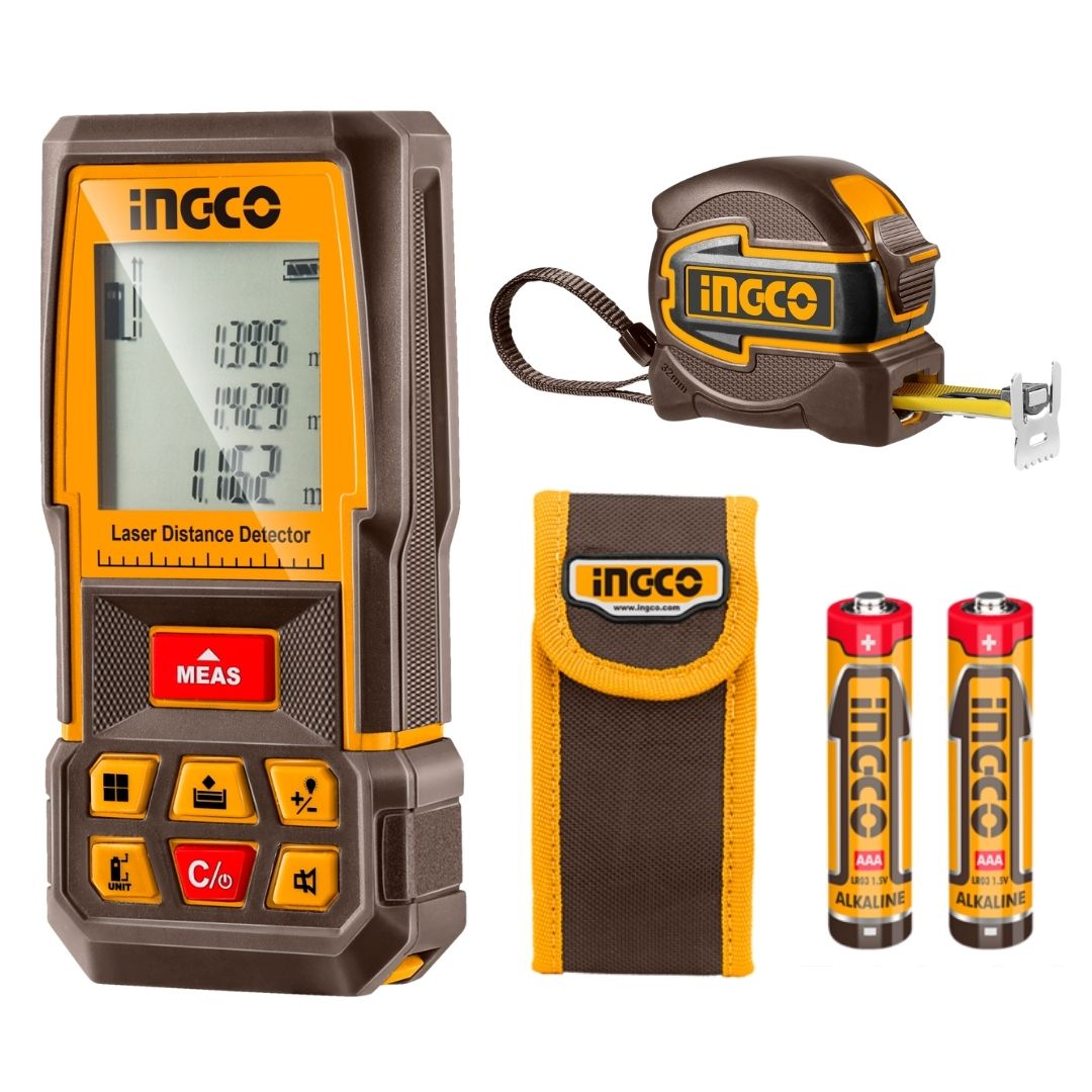 Ingcolaser Thread INGCO Laser & Tape Measure Kit HLDD241201M