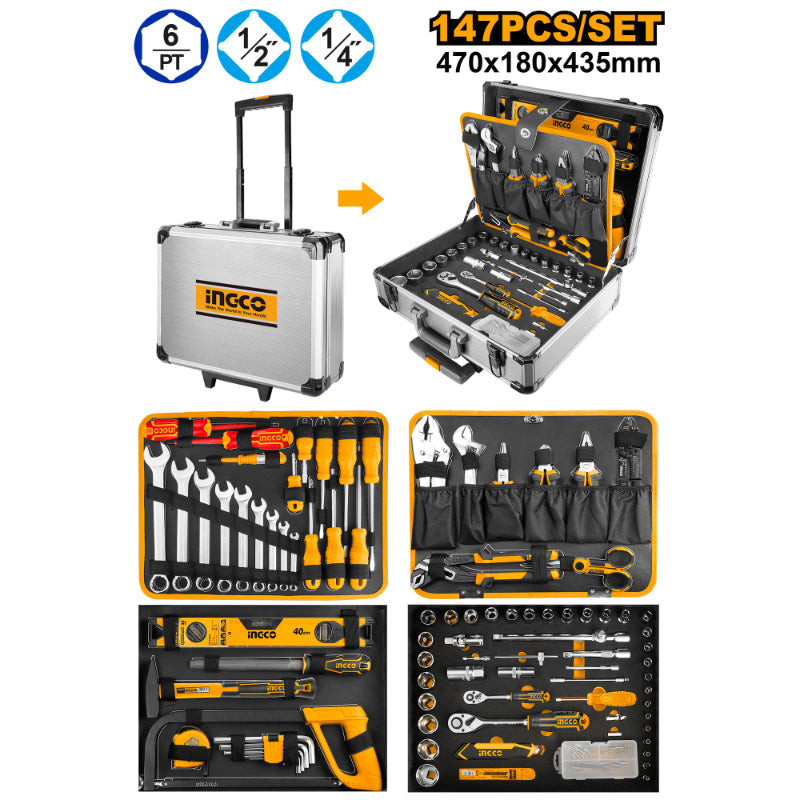 Ingco Toolkit 147pc (HKTHP21471)