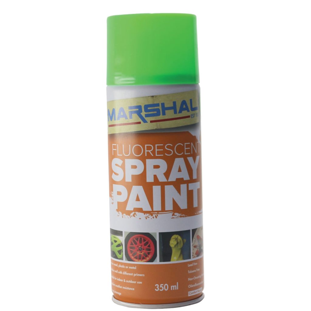 Marshal Spray Paint Fluorescent Green 350ml 1112M
