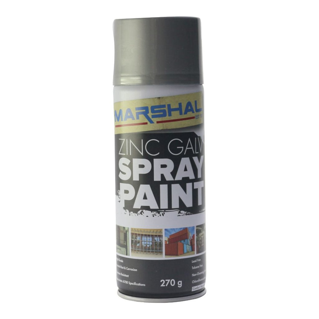  Spray Paint Galvanized Zinc 350ml 1131M Marshal