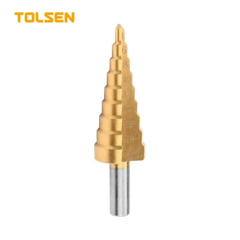STEP DRILL TITANIUM COATED 4‑20x2mm TOL75872