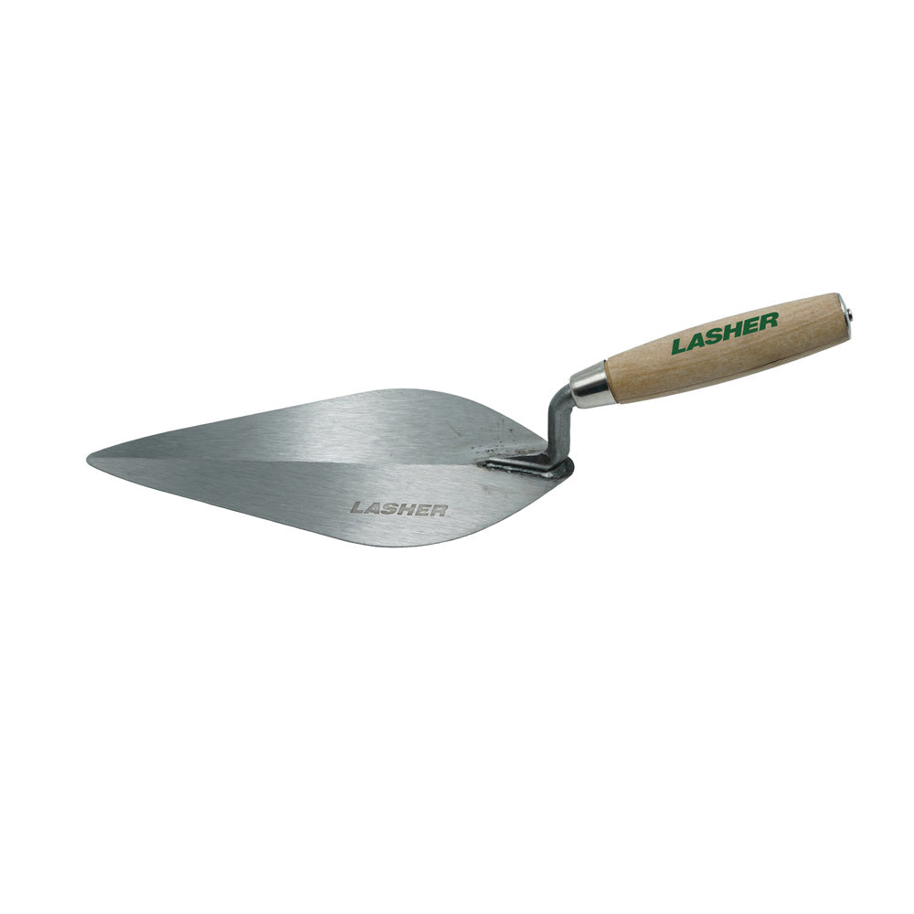 Lasher Trowel Brick Wooden Handle 250MM 