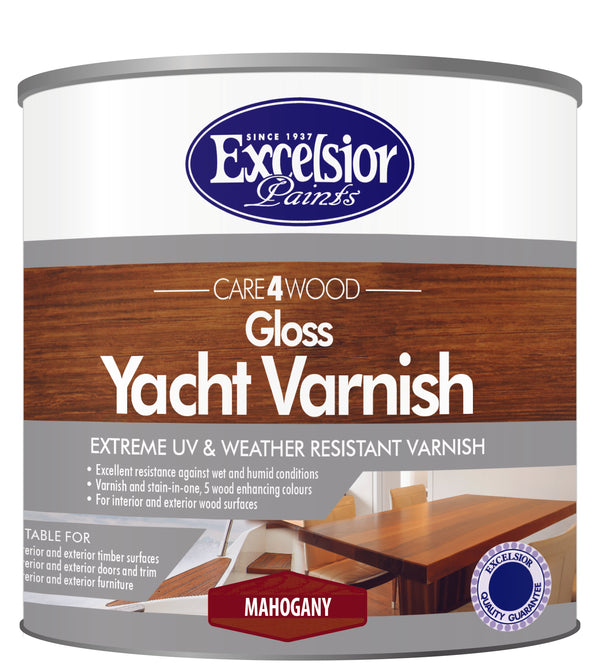 Excelsior Yacht Gloss Varnish – Mahogany EXCWVMA1