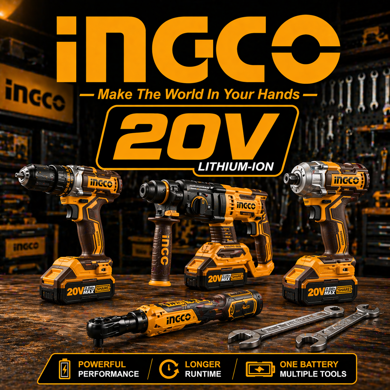 Cordless Drills, Wrenches and Drivers