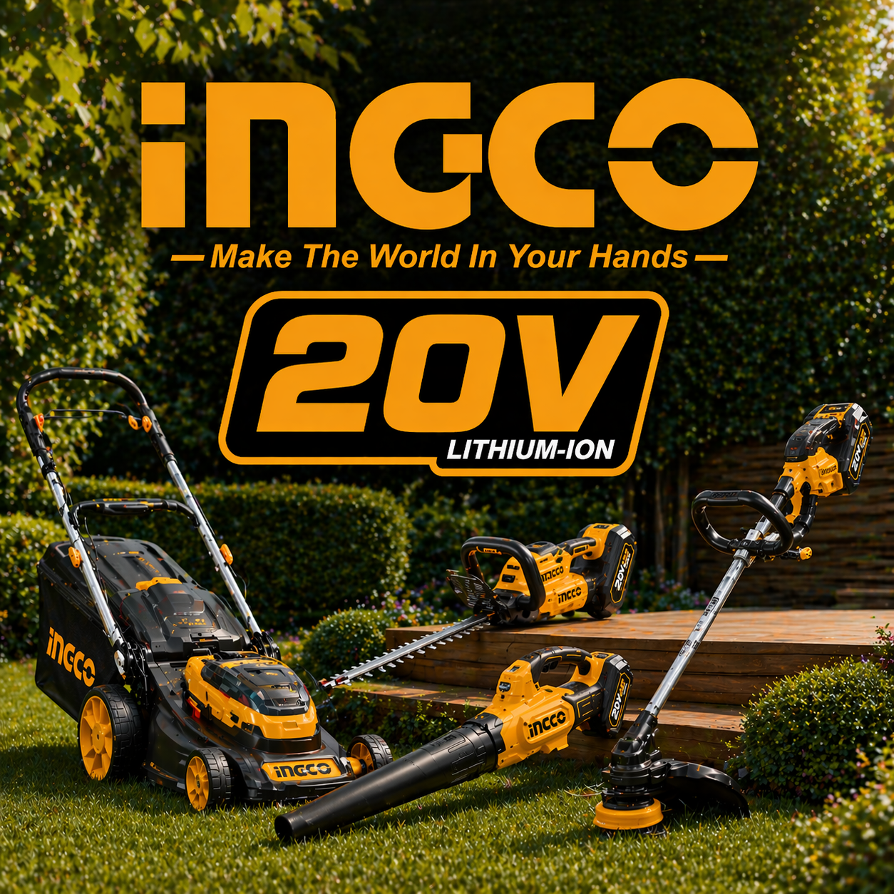 Cordless Ingco Gardening Tools