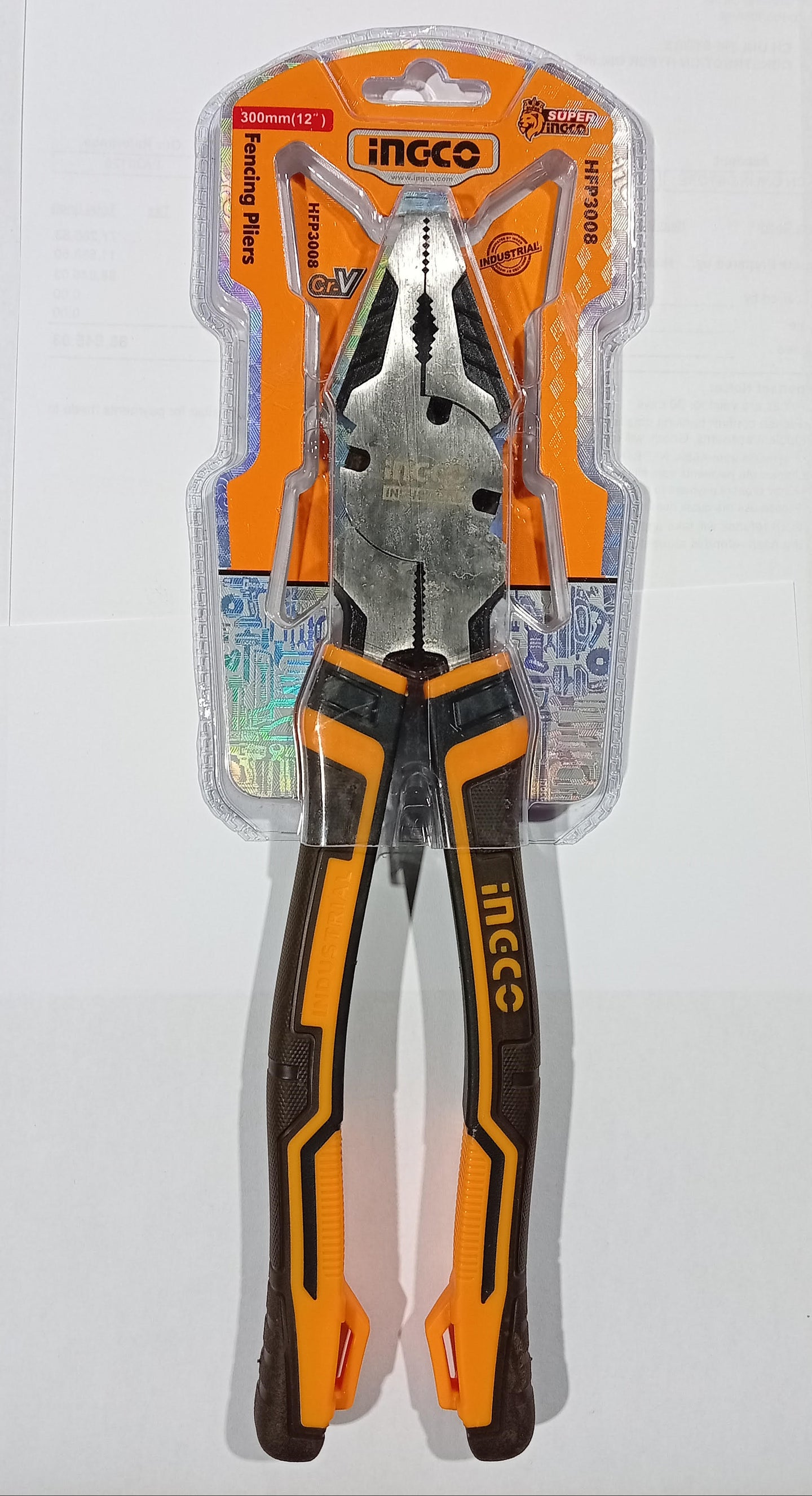 Ingco Fencing Pliers 300mm HFP3008