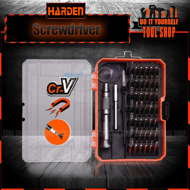 SCREWDRIVER SET 45pcs HARDEN