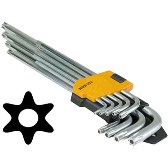ALLEN KEY TORX LONG 9pcs TOL20057 TOLSEN