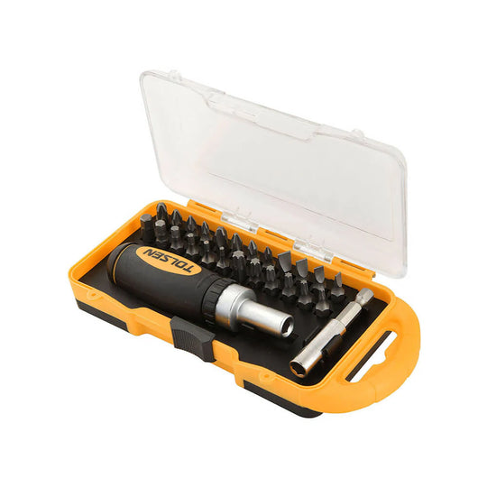 BIT & RATCHET SET 26pcs TOL20034 TOLSEN