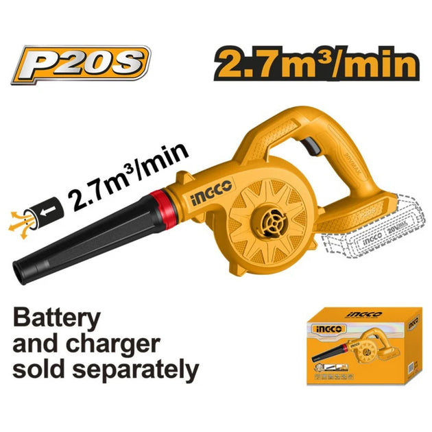 Ingco Cordless Blower Non-Variable Speed (Tool Only) 20V CABLI2078