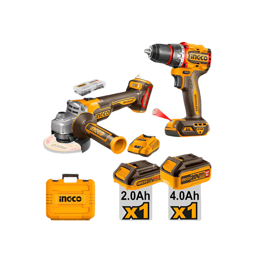 Cordless Drill And Grinder Kit CKLI20273 Ingco
