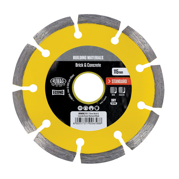 DIAMOND BLADE ECONO 115mm RUWAG