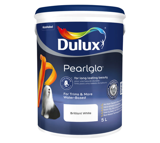 DULUX PEARGLO WB WHITE 5L