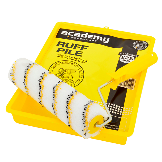 ROLLER SET RUFFPILE 225mm ACADEMY F5552