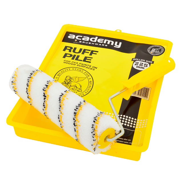 ROLLER SET RUFFPILE 225mm ACADEMY F5552