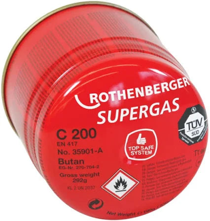 GAS CARTRIDGE 190G ROTHENBERGER