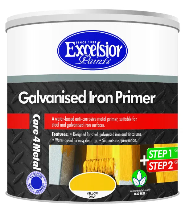 Galvanized Iron Primer Yellow Excelsior 1L EXCGIPY1