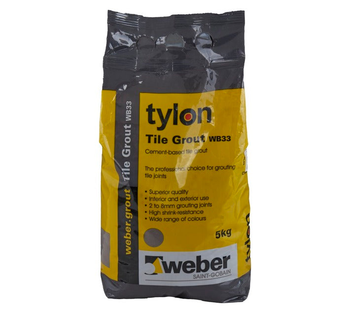 Grout Charcoal 5kg Tylon