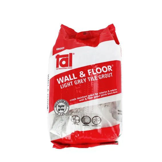 Grout Light Grey 2kg Tal