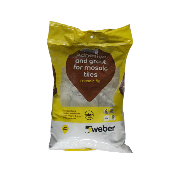 Grout Mosaic Fix Grey 5kg Tylon