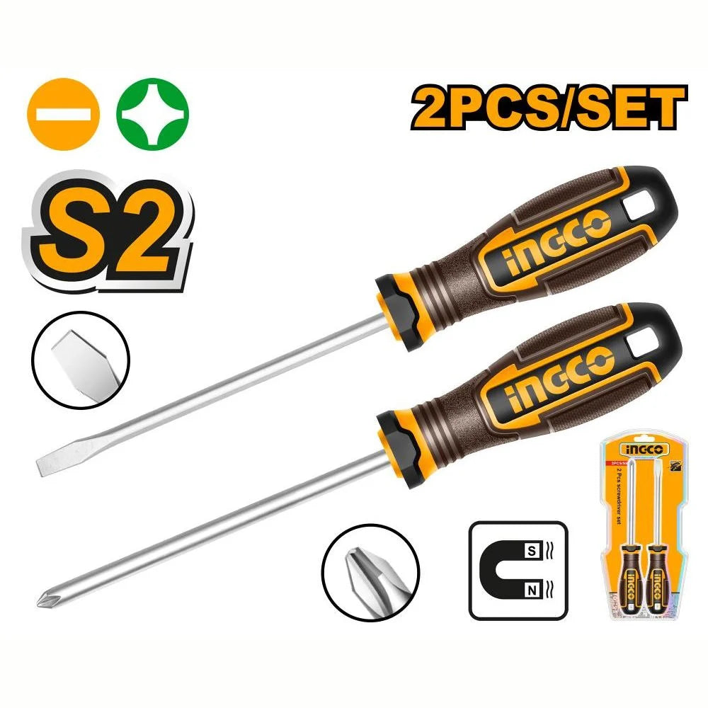Ingco Screwdriver Set 2pc HKSDS0228