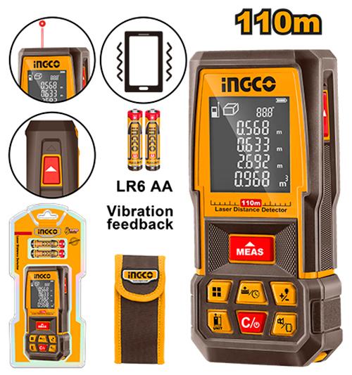 Ingco Laser Detector Meter 0.5-110m HLDD10089