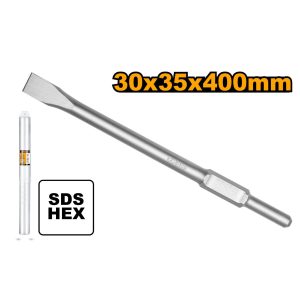 INGCO CHISEL SDS HEX FLAT 30x35x400mm (DBC03440012)