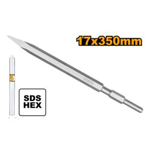 INGCO CHISEL SDS HEX POINT 17X350mm (DBC0513501)