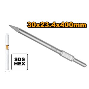 INGCO CHISEL SDS HEX POINT 30X400mm (DBC03340011)