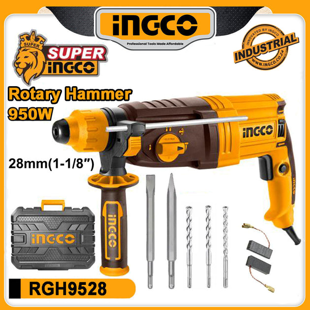 INGCO ROTARY SDS HAMMER 950W RGH9528