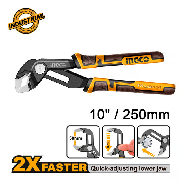 Wrench tool with INGCO branding and specifications on a white background