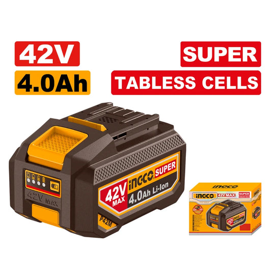 Ingco 4Ah Tabless Battery 42V FBLI42402