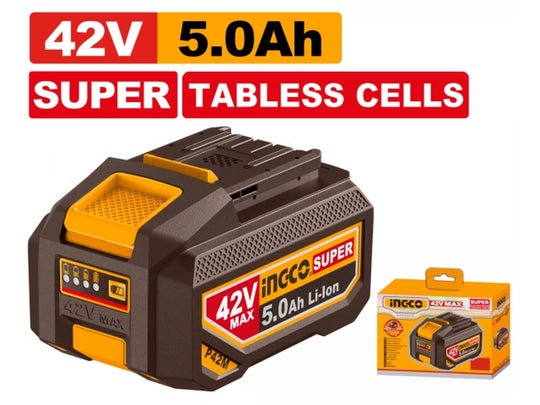 Ingco5.0AhTablessBattery42VFBLI42502