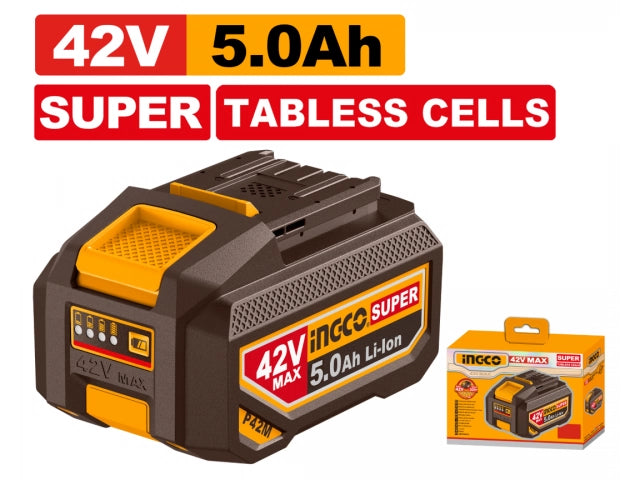 Ingco5.0AhTablessBattery42VFBLI42502