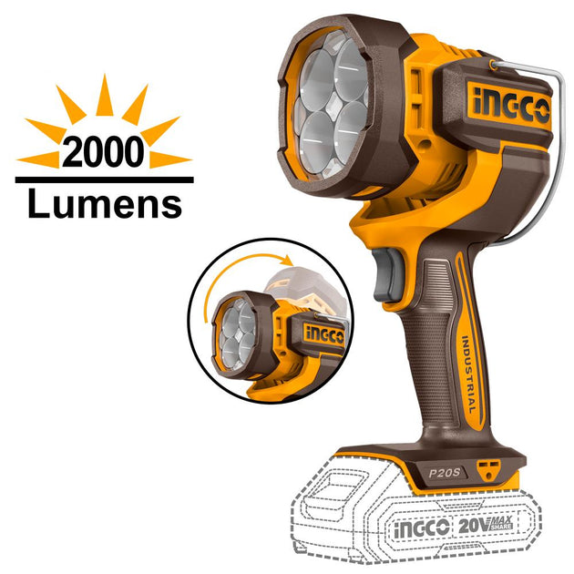 Ingco 2000 Lumens Work Lamp no B/C CWLI2088