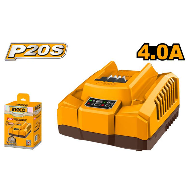 Ingco 20V Fast Charger 4.0A.h 20V FCLI20411