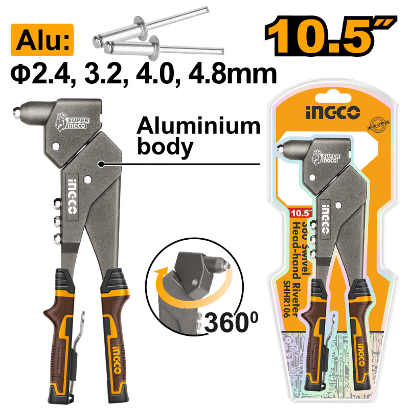 Ingco 360 Degree Hand Riveter SHHR106