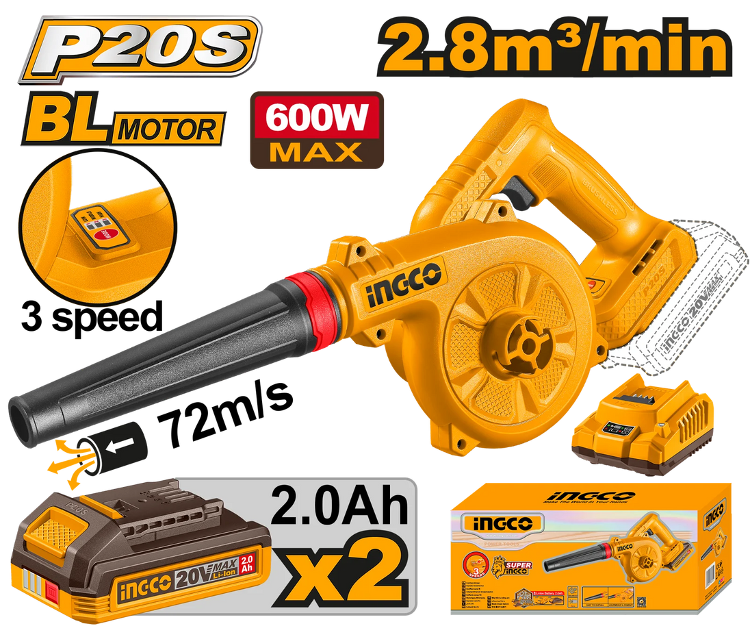 Ingco 3 Speed Blower (Kit) 20V CABLI20682