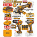 Ingco 3pc Combo (Drill+Grinder+Wrench) CKLI20358