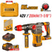 INGCO drilling machine with accessories on a white background