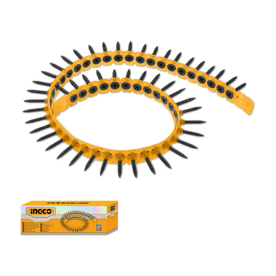 Ingco Collated Drywall Screw 50pc Strip, 1000pc Box ANA19251