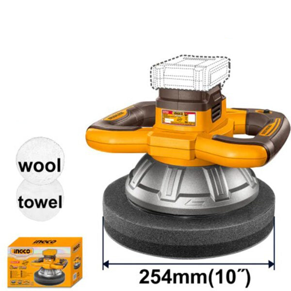 Ingco Angle Polisher 254mm B/L COPLI202548
